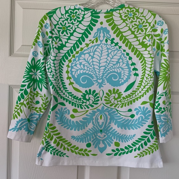 J. McLaughlin XS tee nylon and spandex like new in excellent condition. - Picture 4 of 8